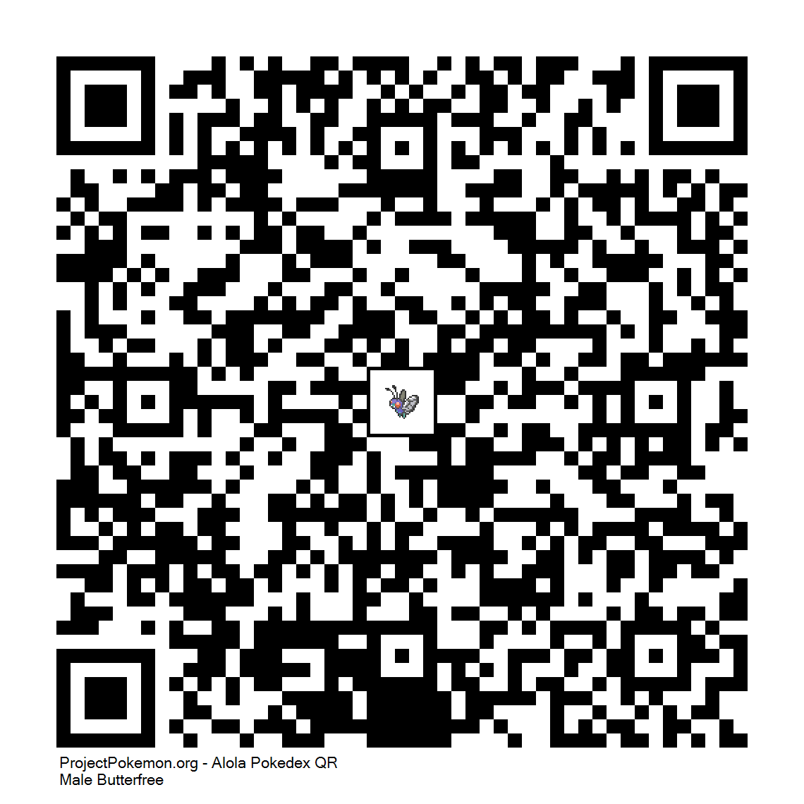 Cdigo QR de Butterfree